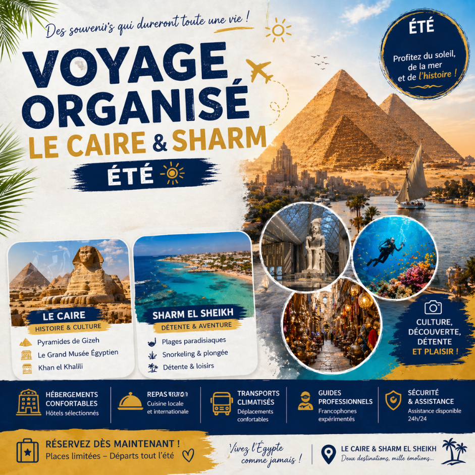 SHARM & CAIRE ETE 2026 